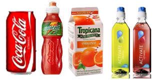Soda, Sports Drinks, Flavored Water, and Juice are Sugary Drinks