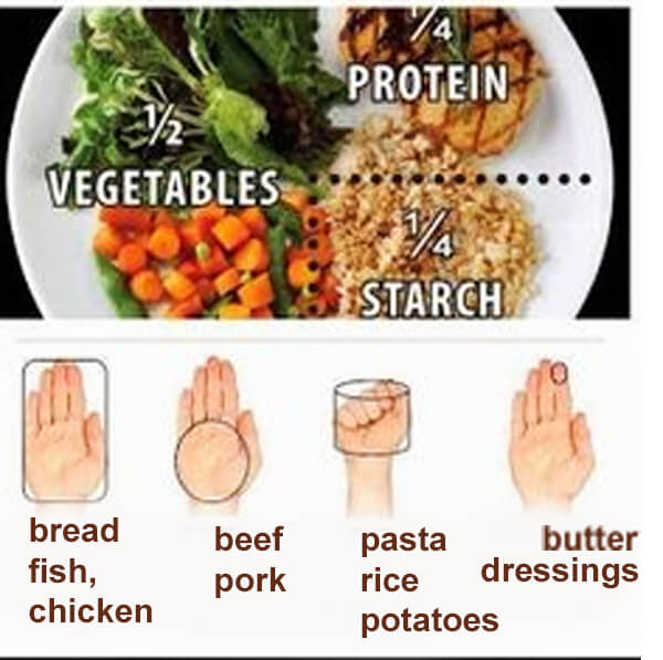Portion Control on Autopilot - Using your hand, fingers, and fist to estimate portions
