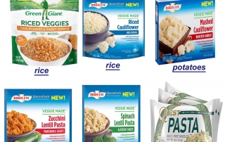 veggie substitutes for major carbs