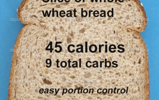 whole wheat can be low in calories and carbs