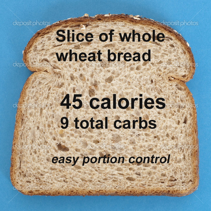 whole wheat can be low in calories and carbs