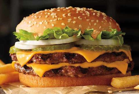 Highcaloriehamburer