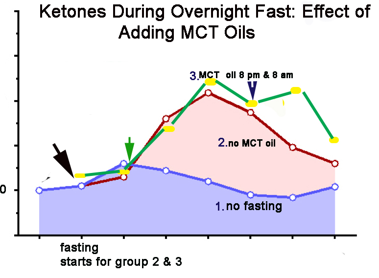 MCT oil during fasting increases ketosis and fat burning